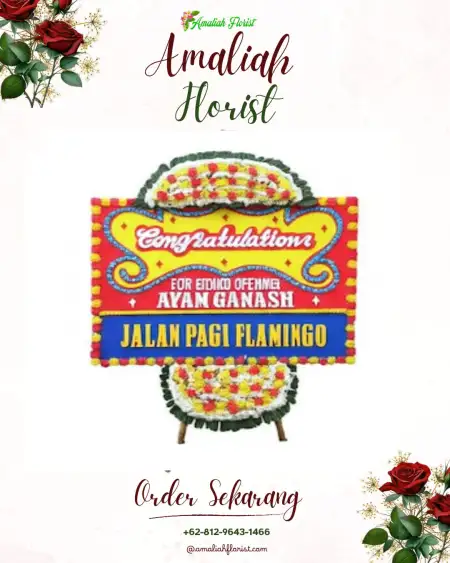 Sewa Papan Bunga Malaka Sari